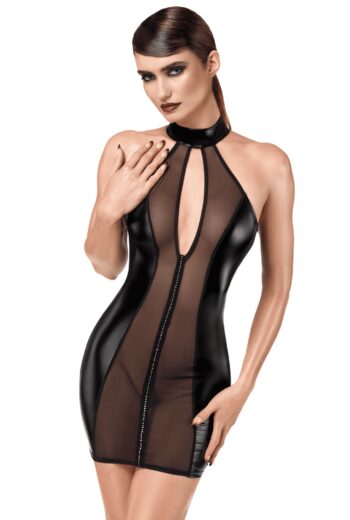 F370 Luxuria Mini robe cristal transparente
