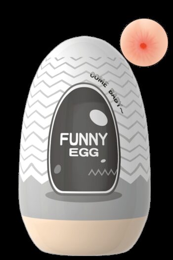 Gaine Masturbatrice Réutilisable FUNNY EGG – Design Réaliste Anus