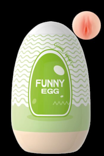 Gaine Masturbatrice Réutilisable FUNNY EGG – Design Réaliste Vagin lèvres fines