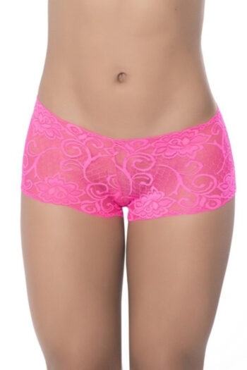 Boyshort dentelle Hot pink