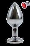 Plug bijou en aluminium bijou rouge Medium HELIRA