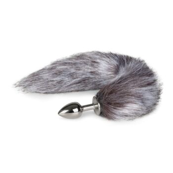 Easytoys Fetish - Vossenstaart buttplug - Zilver