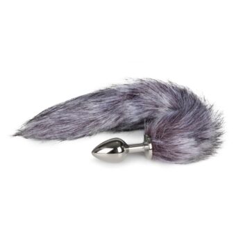 Easytoys Fetish - Vossenstaart buttplug M - Zilver