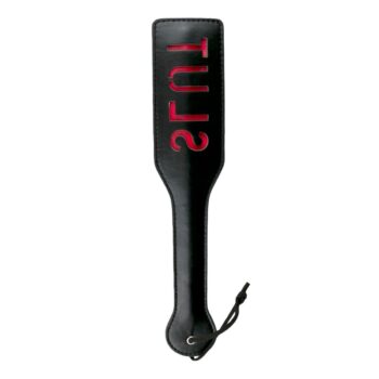 Easytoys Fetish - Zwarte leren paddle - Slut