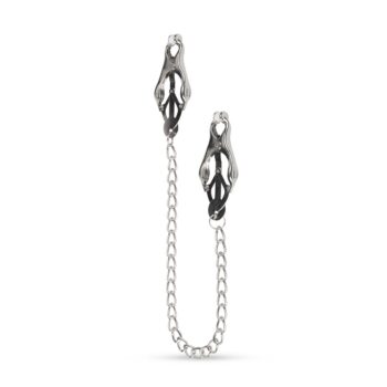 Easytoys Fetish - Vlinder Tepelklemmen Met Ketting