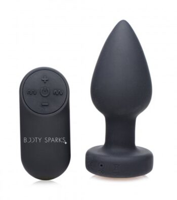 Booty Sparks - Vibrerende Buttplug Met LED-licht - Medium