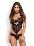 Obsessive - Alluria Kanten Body - Zwart