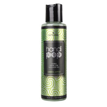 Sensuva - Handipop Handjob Massagegel Groene Appel - 125 ml