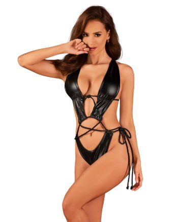 Obsessive - Body met open kruis - Zwart