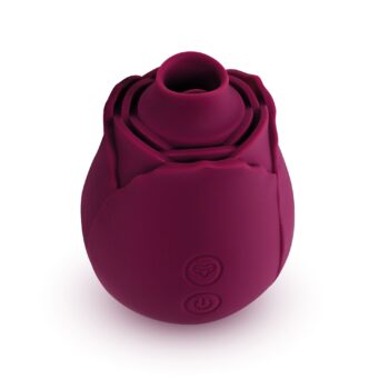 Skins Rose Buddies - The Rose Flutterz Vibrator - Wijnrood