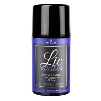 Sensuva – Lic-o-licious Oral Cream – Blueberry Muffin