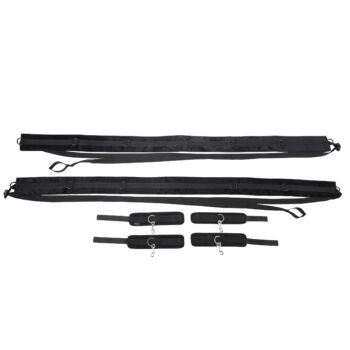 SPORTSHEETS – No Matter Where Bondage Restraint System – Zwart