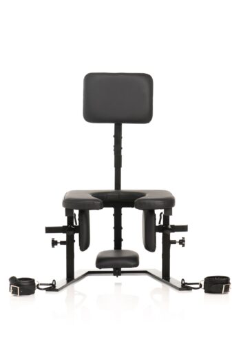 XR Brands - Pleasure Throne Orale Seks Stoel - Zwart