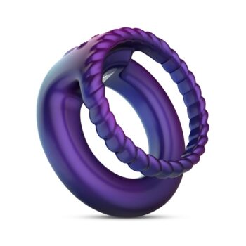 Hueman - Jupiter Vibrerende Cock- en Ballenring - Paars