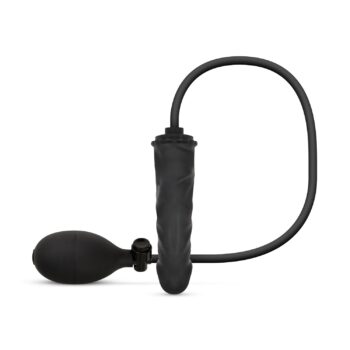 Anal Collection - Opblaasbare Dildo met Pomp 14,5 cm - Zwart