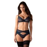 Obsessive - Nightly Lingerieset 3-delig - Blauw